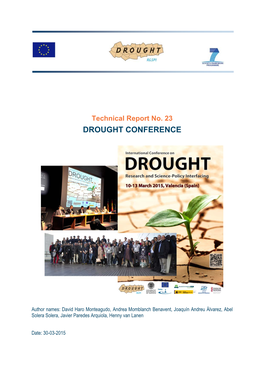 Drought Conference