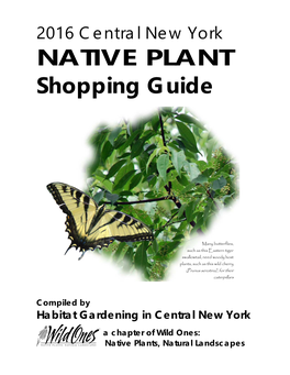 NATIVE PLANT Shopping Guide