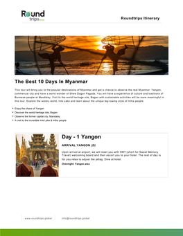 Days in Myanmar