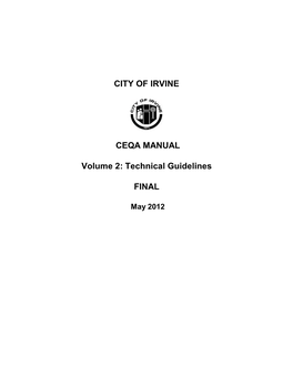 CEQA Manual Vol. 2