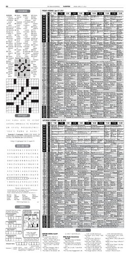 Crossword Cryptoquip Seek and Find Jumble Movies