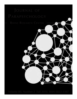 Journal of Parapsychology