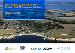 West Wight Coastal Flood and Erosion Risk Management Plan