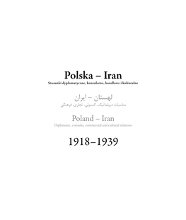 Polska – Iran 1918–1939