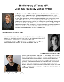 View June 2017 Lectores Reading Series (PDF)