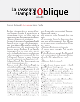 La Rassegna Stampa Dioblique Ottobre 2014