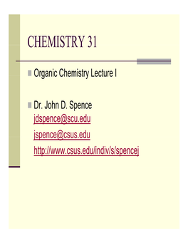 Chemistry 31