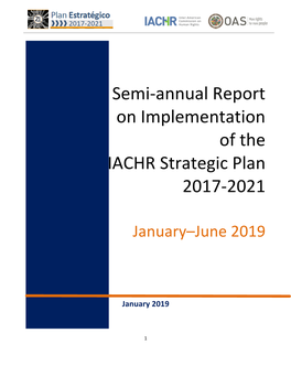 Semi-Annual Report on Implementation of the IACHR