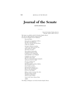 Journal of the Senate