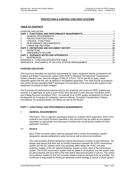 Protection & Control for Hvdc Systems