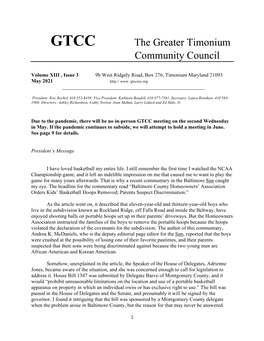 GTCC May 2021 Newsletter.Pdf