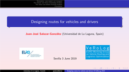 Designing Routes for Vehicles and Drivers