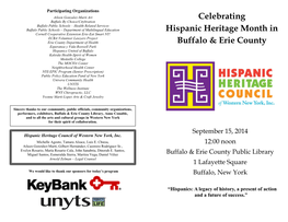 Celebrating Hispanic Heritage Month in Buffalo & Erie County