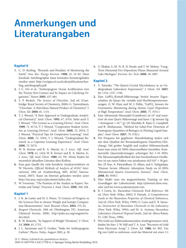 Anmerkungen Und Literaturangaben