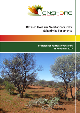 Detailed Flora and Vegetation Survey Gabanintha Tenements