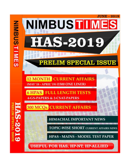 Nimbus Times Magazine – June 2019