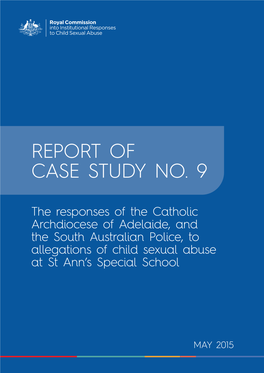 Report of Case Study 9: the Responses of the Catholic