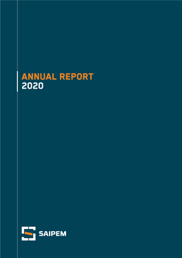 Annual Report 2020 001-082Saipembil20ing.Qxd 22-03-2021 15:15 Pagina II
