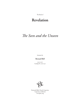 Revelation the Seen and the Unseen