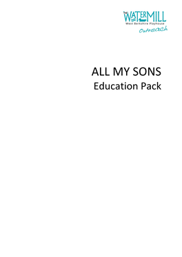 ALL MY SONS Education Pack