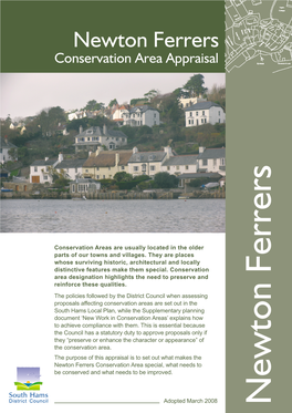 Newton Ferrers Conservation Area Appraisal