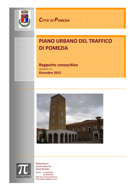 Piano Urbano Del Traffico Di Pomezia