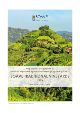 Soave Traditional Vineyards As Giahs Site 1