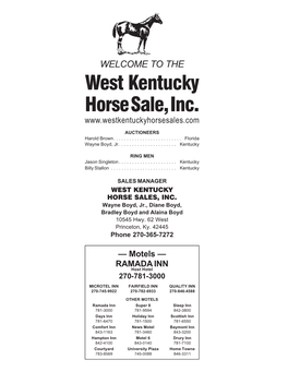 West Kentucky Horse Sale, Inc