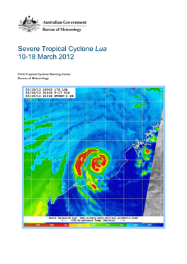 Severe Tropical Cyclone Lua 10-18 March 2012
