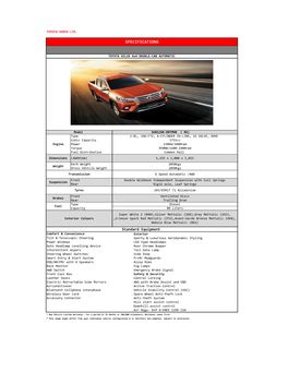 New 2017 Hilux Spec Sheets ( GUN).Xlsx