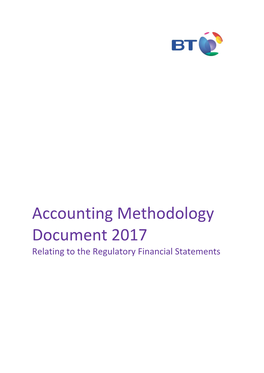 Accounting Methodology Document 2016-17