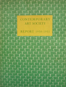 Contemporary Art Society Report 1930-31