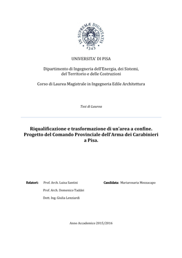 Tesi Di Laurea