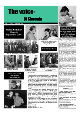 The Voice- of Slovenia Year 2 No 16 December 2001