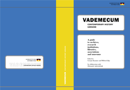 Vademecum Contemporary History Ukraine