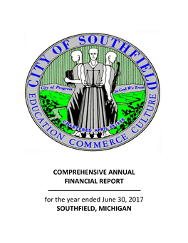 The 2016-2017 Comprehensive Annual Financial Report