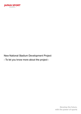 New National Stadium Development Project - to Let You Know More About the Project