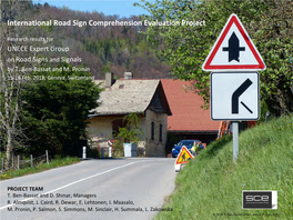 International Road Sign Comprehension Evaluation Project