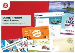 Envelope + Postcard Layout Standards