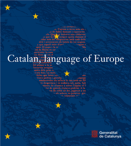 Catalan, Language of Europe