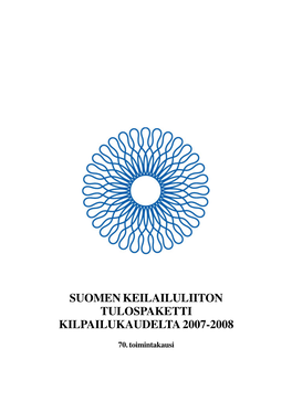 Toimintakertomus Tulospaketti 2007-08