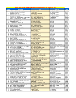 Download the List of Participating Stores