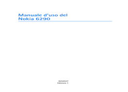 Manuale D'uso Del Nokia 6290