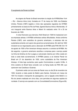 O Surgimento Da Panair Do Brasil As Origens Da Panair Do Brasil