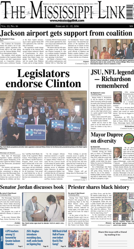 Richardson Endorse Clinton Remembered by Stephanie R