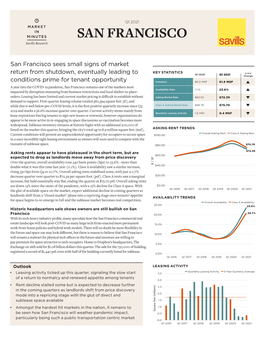 San Francisco Market Report