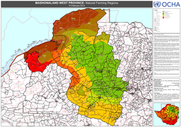 MASHONALAND WEST PROVINCE- Natural Farming Regions 14 February 2012