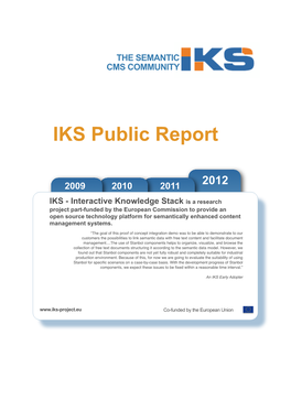 IKS Public Report