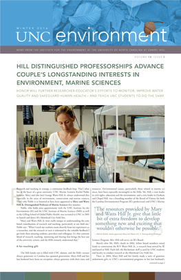 Hill Distinguished Professorships Advance