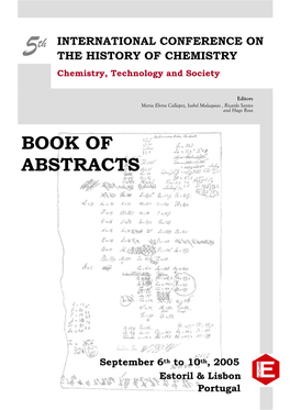 Chemistry, Technology and Society